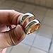 iTungsten 6mm 8mm Gold/Rose Gold Tungsten Rings for Men Women Wedding Bands Stepped Domed Polished Shiny Comfort Fit
