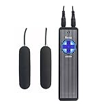 7 Function Dual Bullets Vibrator - Smooth Wired Remote Control Vibrating Egg Female Adult Sex Toy Vibe Massager - Clitoris and G Spot Stimulator (Black)
