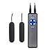 7 Function Dual Bullets Vibrator - Smooth Wired Remote Control Vibrating Egg Female Adult Sex Toy Vibe Massager - Clitoris and G Spot Stimulator (Black)