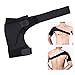 WINOMO Shoulder Brace Support For Men Women Breathable Support With Adjustable Strap Rotator Cuffs AC Joint Dislocated Prevention Tear Injury Relieve Pain Stabilize Protect Shoulders (Black)