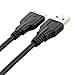 Warmstor Micro USB 3.0 Cable (2 Pack), 1ft USB 3.0 A to Micro B Cable Cord Compatible with Camera, Seagate External Hard Drive, WD Western Digital My Passport and Elements Hard Drives