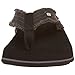 Skechers USA Men's Fray Cotton Thong,8 M US,Black