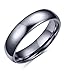 XUANPAI Custom Personalized Tungsten Carbide Domed Wedding Anniversary Matching Couple Ring Set for Lover