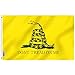Anley Fly Breeze 3x5 Foot Don't Tread On Me Gadsden Flag - Vivid Color and UV Fade Resistant - Canvas Header and Double Stitched - Tea Party Flags Polyester with Brass Grommets 3 X 5 Ft primary