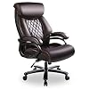 Bowthy Big and Tall Office Chair 400lbs Heavy Duty Ergonomic Computer Desk Chair with Arms High Back Adjustable Lumbar…