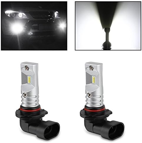 VoRock8 1 Pair H10 9145 High Power Seoul CSP LED Fog Driving Bulb Daytime Driving Light Replacement - 6000K Xenon HID White Color - Fit Front Fog &amp; DRL Light Bulbs - Pair of 2
