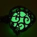 Noctilucence Glow in The Dark Heart Locket Necklace Cage Fragrance Essential Oil Aromatherapy