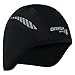 Brisk Cycling Cap Elegant Style Thermal Skull Caps Tight Fit Wind Proof Helmet Regular Size Stretchable Head Warmer One Size (Black Grey)