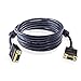 Projector Cable VGA/SVGA HD15 Male to Male Video Coaxial Monitor Cable with Ferrite Cores Gold Plated Compatible for Projectors, HDTVs, Displays, 15ft/5m