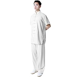 ZooBoo Unisex Short Sleeve Taichi Uniform Summer