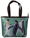 Penguin Shoulder Bag, Vegan Tote Bag - Animal