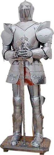 Fleur De Lis Suit of Armor Display