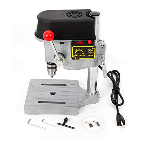 DONNGYZ Electrical Bench Drill Mini Press Work Bench Machine 340W + Drill Chuck + Hex Key(US Stock)
