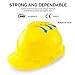 Neiko 53880A 4-in-1 Safety Helmet with Hearing and Face Protection, Heavy Duty Hard Hat | Removable Ear Muffs and Visors