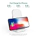 Wireless Charging Stand RAVPower 2 Coils 7.5W Qi-Certified Compatible iPhone X XR XS X 8 & 8 Plus with HyperAir, 10W Qi for Galaxy S9, S9+, Note 8 All Qi-Enabled Devices (White)
