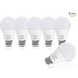 LED Globe Bulbs,Mulcolor LED Light Bulbs / LED Bulbs / Led Globe Lamps / Led Bulbs Indoor, 60 Watt Equivalent + 800 Lumens + E26 Socket + Soft White (3000K) , Not Dimmable 【Pack of 6】