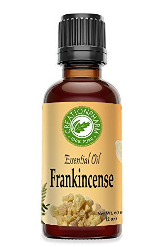 Creation Pharm Frankincense Essential Oil 2 oz Therapeutic Grade Natural 100% Pure | Aceite esencial de incienso | Premium Olibanum | Aromatherapy Spa | Diffuser Office Home Economy Size