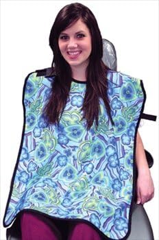 PANORAMIC DENTAL X-RAY PROTECTIVE PONCHO-ADULT SIZE - 27" FRONT - 16" BACK - 24" WIDE