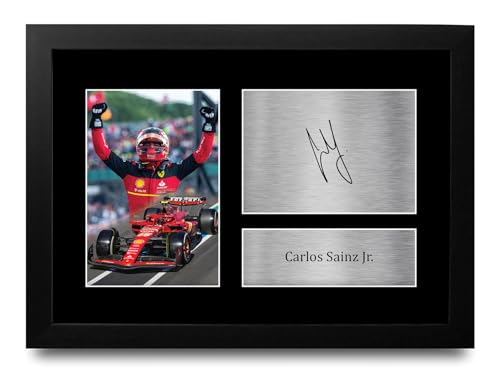 (Framed) Carlos Sainz Jr Ferrari