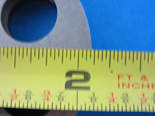 Replacement meat grinder plate. For many Waring Pro, Rival, Deni, Game Winner etc. Plate is 2 1/8" 53mm wide. PLEASE MEASURE BEFORE ORDERING. Does not fit Kitchenaid (5/8" 16mm)