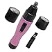Dual Purpose Mini Shaver and Nose Hair Trimmer by Yumi Nibbler - Two Grooming Heads, Use Wet or Dry, Painlessly Removes Stray Hairs, Compact Cordless Design
