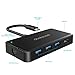 USB C Hub, dodocool 7-in-1 USB C Adapter with Power Delivery, 4K HD/VGA Output, Gigabit Ethernet Adapter, 3 USB 3.0 Ports for MacBook Pro/Chromebook Pixel and More