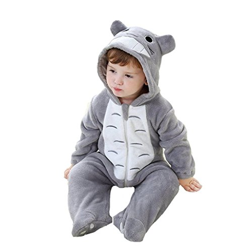 Infant Baby's Spring Thin Pajamas Romper Onesie Outfits Suit Totoro 100