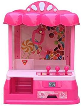 CFZHANG Grabber Machine for Kids Traditional Replica Candy Grabber Arcade Machine Global Sweet Large Gizmos Toys, Pink