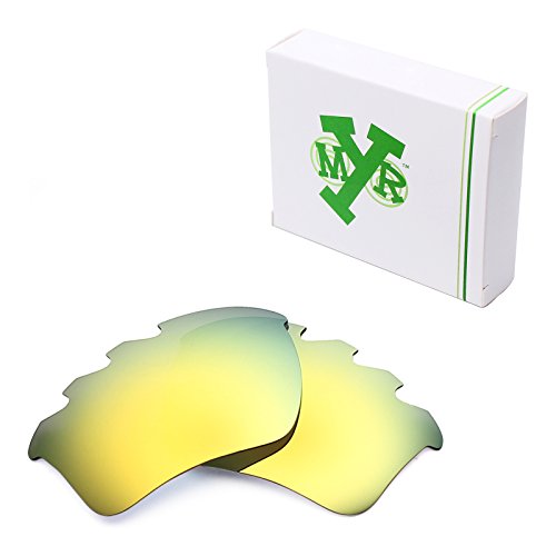 MRY POLARIZED Replacement Lenses for Oakley Half Jacket 2.0 XL Vented Sunglasses (Standard, 24K Gold)