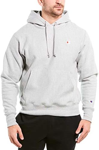 Champion Mens Hoodie, Reverse Weave, Heavyweight Fleece Sweatshirt