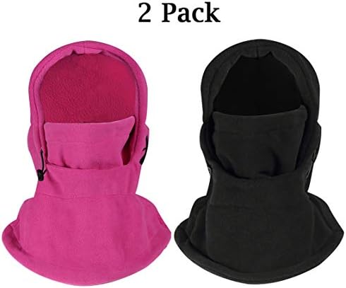 Ski Face Mask for Women Balaclava Motorcycle Riding Cycling Snowboarding Helmet 2-Pack