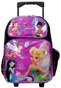 Tinkerbell Fairies Large Rolling Backpack
