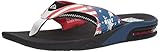Reef Men's Fanning Prints Sandal, Stars/Stripes, 10 M US