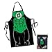 ICUP DC Comics - Green Lantern Be The Character Adult Size 100% Cotton Adjustable Black Apron