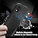 AMOVO Case for iPhone XR [2 in 1] iPhone XR Wallet Case Detachable [Vegan Leather] [Card Slot] [Kickstand] [Magnetic Closure] iPhone XR Folio Flip Case (6.1’’) with Gift Box Package (iPhone XR, Black)