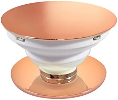 Amotus Pop Out Stand and Grip for Smartphones and Tablets Expanding Socket Mobile Phone Holder(Rose Gold)