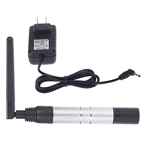 Lixada 23DBM High Power 1000M Ultra Long Distance 2.4G ISM DMX512 Wireless Male XLR Transmitter Lighting Controller with Antenna for LED Stage PAR Effect Lamp