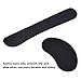 Ledinus Memory Foam Wrist Rest Pad and Mouse Wrist Rest Support Cushion for Working Gaming with Microfiber Cleaning Cloth - Durable & Non-slip & Comfortable & Lightweight For Easy Typing & Pain Relief