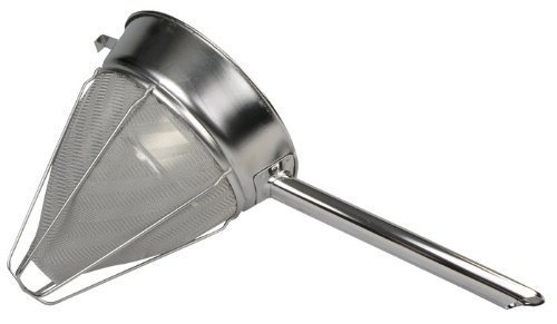 Click Here to See More Images Winco Stainless Steel Reinforced Bouillon Strainer, 8 inch - Set of 2