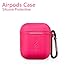 Tutor AirPods Silicone Case Shock Proof Protecitive Cover and Anti-lost Strap and Headphone Case for Apple AirPods(Prink)