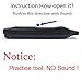 Luvay Pocket Guitar, Finger Exercise, Scales & Chords Practice Tool (6 Fret Black)