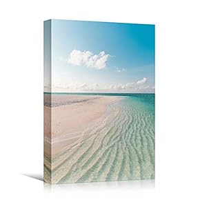 signwin Canvas Wall Art Seashore View Beach Beach...
