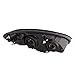 HEADLIGHTSDEPOT Chrome Housing Halogen Headlights Compatible with Chrysler PT Cruiser 2006-2010 Includes Left Driver and Right Passenger Side Headlamps