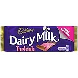 Amazon Com Cadbury Dairy Milk Turkish Delight Bar 180g Candy And Chocolate Single Serve Bars Grocery Gourmet Food