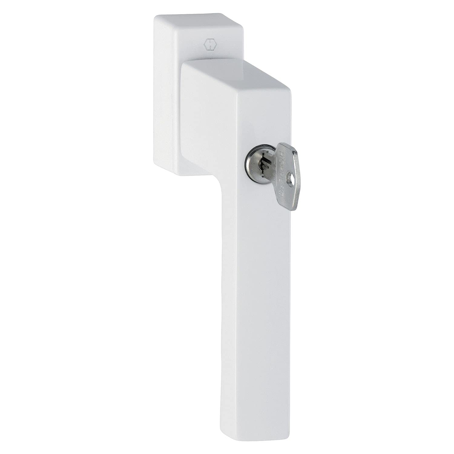 HOPPE Toulon Window Handle Lock Cylinder 7 x 32 mm Aluminium White RAL 9016