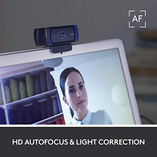 Logitech HD Pro Webcam C920, 1080p Widescreen Video Calling and Recording (960-000764) - Image 3