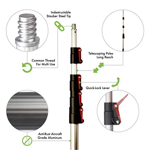 STAUBER Best Bulb Changer with Pole Includes The STAUBER"QuickLock