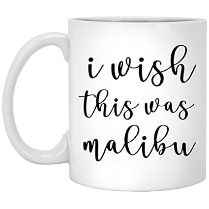  Sayomen Malibu Gift Malibu Rum Funny Mug
