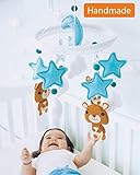 Baby Mobile Felt Nursery Crib Mobile Handmade Baby Shower Gift for Boys