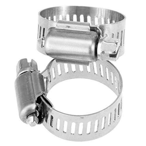 304 Stainless Steel Hose Clamp Pack of 12, Penck Worm Gear Hose Clamp Water Pipe Clamp for Plumbing, Automotive and Mechanical Applications, 1/2"-1-1/16"(14-27mm) Range - Thumbnail 2